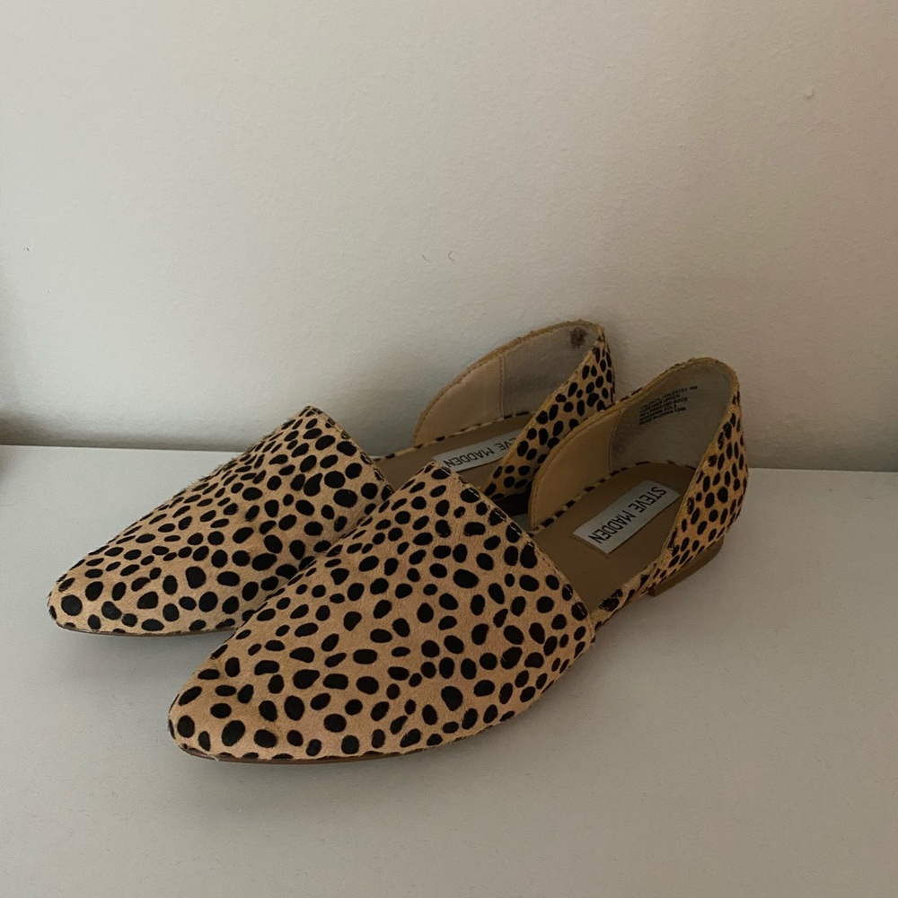 Steve Madden leopard print flats